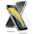 Hülle und 2x Tempered Schutzglas für Apple iPhone 7 7S 8 SE 2020