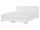 Beliani, Boxspring Bett aus Kunstleder Modern PRESIDENT Boxspring Bett aus Kunstleder Modern PRESIDENT