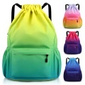 Only-bags.store - Sporttasche, wasserdichte Tasche mit großem Fassungsvermögen Kordelzug Rucksack, Schwimmen Sport, One Size, Multicolor