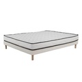 AB Matelas, Matratzen-set Confort | 160x200 | Schaumstoff | 18 Cm | Gepolstertes Lattenrost In Weiss Unisex Weiss 160X200CM
