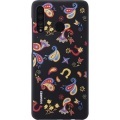 Huawei P30 Lite Hardcase Hülle PU Case Floral Schwarz (51993073)