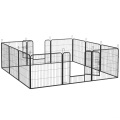 PawHut, PawHut - Welpenauslauf, One Size, Grau