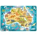 Dodo - Rahmenpuzzle Australien 53 Teile, 5J+