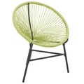 vidaXL Garten-Acapulco-Stuhl Poly-Rattan Grün