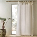 Vorhang Colin Aus Leinen Unisex Weiss 140 X 260 cm