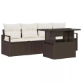 VidaXL - Garten-sofa poly-rattan, One Size, Braun