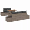 VidaXL - Garten-sofa-set poly-rattan, One Size, Grau