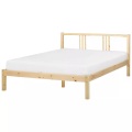 Bett mit Lattenrost aus Kiefernholz Skandinavisch VANNES Bett mit Lattenrost aus Kiefernholz Skandinavisch VANNES