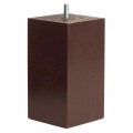 4er-Pack Bettfüsse, quadratisch, Höhe. 15 cm