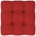 vidaXL Palettensofa-Kissen Rot 70x70x12 cm