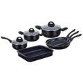 Northio, Kochgeschirr-set, 10-teilig - Schwarz Unisex ONE SIZE