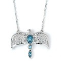 Diadem Halskette Mit Anhänger Damen Silber ONE SIZE