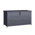Contini, Contini - wasserdichte Gartenbox 135.6x66.2x74.5cm anthrazit, One Size