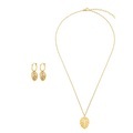 Set Folium Goldfarbend Damen Gold ONE SIZE