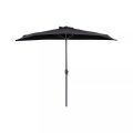 Beliani, Halbrunder Sonnenschirm aus Polyester Modern GALATI Halbrunder Sonnenschirm aus Polyester Modern GALATI