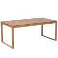 Beliani Gartentisch Akazienholz 180 x 90 cm SASSARI