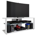 Holz TV Lowboard Fernsehschrank Rack Konsole Möbel Fernsehtisch Fernseh Phono Glas Folas XL Holz TV Lowboard Fernsehschrank Rack Konsole Möbel Fernsehtisch Fernseh Phono Glas Folas XL