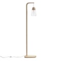 Stehlampe Nasoa aus Glas und Holz Stehlampe Nasoa aus Glas und Holz