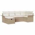 VidaXL - Garten-sofa poly-rattan, One Size, Schwarz