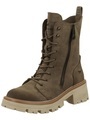 Mustang Shoes Schnürboots, mit zwei Reissverschlüssen