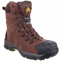 As995 Pillar Sicherheitsstiefel Mit Reißverschluss, Wasserfest Unisex Braun 44