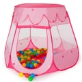 TecTake, Kinderzelt mit 100 Bällen Pink