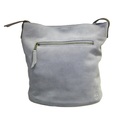 Handtasche Frauen Wildleder Damen Grau ONE SIZE
