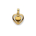 Anhänger Herz Gelbgold 750, 18x13mm Damen Gelbgold ONE SIZE