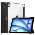 Cover-Discount - iPad Air 11 (M2 / M3) Schützende Acryl Tablethülle mit erhöhtem Rand, Schwarz,