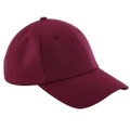 Authentic 6 Panel Baseball Kappe Herren Weinrot ONE SIZE