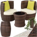 TecTake, Rattan Sitzgruppe Nizza Rattan Sitzgruppe Nizza