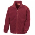 Fleecejacke, Antipilling Herren Weinrot XL