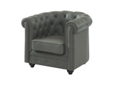 Vente-unique, Ledersessel CHESTERFIELD Büffelleder Ledersessel CHESTERFIELD Büffelleder