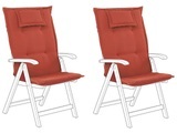Set mit 2 Gartenkissen aus Polyester Modern TOSCANA Set mit 2 Gartenkissen aus Polyester Modern TOSCANA
