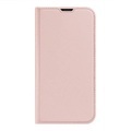 Dux Ducis - iPhone 13 Pro Flip Wallet Cover Leder Tasche - Roségold