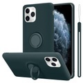 Hülle für Apple iPhone 11 PRO MAX TPU Silikon mit Ring Liquid