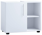 MID.YOU Waschbeckenunterschrank 60,2/50,7/29,6 cm , Flandu Iii , Weiss , Kunststoff , 1 Fächer , 60.2x50.7x29.6 cm , melaminharzbeschichtet,melaminharzbeschichtet,Nachbildung,Nachbildung , stehend , 000657021303