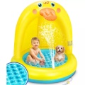 Activity-board, Activity-board - Planschbecken für Kinder Baby Pool Wasserspielzeug | Pudel Spielzeug Luftmatratze, aufblasbare Badewanne, One Size, Gelb