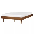 Bett mit Lattenrost aus Gummibaumholz Rustikal TOUCY Bett mit Lattenrost aus Gummibaumholz Rustikal TOUCY