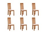 Stuhl 6erSet Massivholz Domingo Eichefarben Stuhl 6erSet Massivholz Domingo Eichefarben
