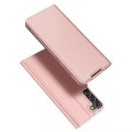 Dux Ducis - Samsung Galaxy S22+ Plus 5G Flip Wallet Cover Leder Tasche - Roségold