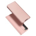 Dux Ducis - Samsung Galaxy S22+ Plus 5G Flip Wallet Cover Leder Tasche - Roségold
