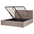 Bett mit Lattenrost aus Polyester Modern MOISSAC Bett mit Lattenrost aus Polyester Modern MOISSAC