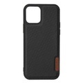 Dux Ducis - iPhone 12 / iPhone 12 Pro Hybrid Hülle TPU Bumper + Nylon Rückseite - Schwarz