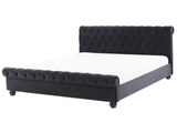 Beliani, Wasserbett Aus Samtstoff Glamourös Avallon Unisex