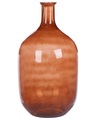 Beliani Dekovase Glas goldbraun 51 cm DALCHINI Vase