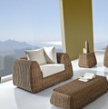 mutoni, Garten Sessel Cactus Polyrattan Bronze Garten Sessel Cactus Polyrattan Bronze