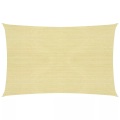 vidaXL Sonnensegel 160 g/m² Beige 4x5 m HDPE