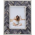 Rahmen Chevron Grau 13x18cm