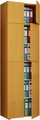 MID.YOU Aktenschrank 70/223/39 cm , Lona , Buchefarben , Holzwerkstoff , 70x223x39 cm , melaminharzbeschichtet,Nachbildung , 000657025103